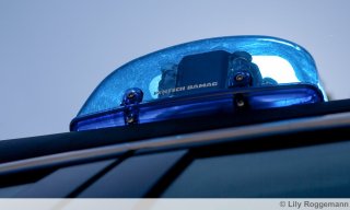 Polizeifahrzeug Blaulicht