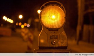 Absicherung einer Baustelle