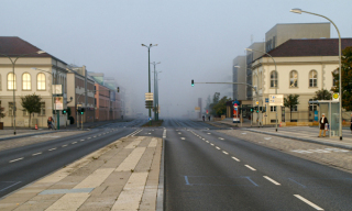 traßen im Nebel