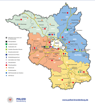 Polizeistruktur im Land Brandenburg