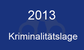 Kriminalitätslage 2013