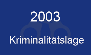 Kriminalitätslage 2003