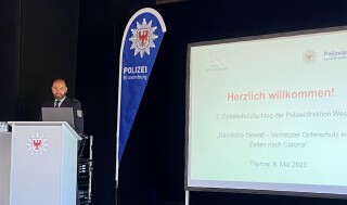 Polizeidirektor Torsten Herbst, Leiter der Polizeiinspektion Teltow-Fläming.