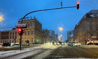 Winterliche Verhältnisse auf den Straßen