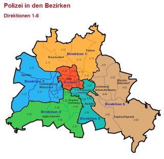 Dienststellen der Polizei Berlin