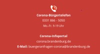 Land Brandenburg Corona Buürgertelefon
