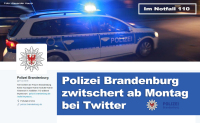 Polizei Brandenburg startet Twitter