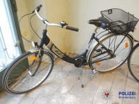 Damenrad BBF (blau), 28 Zoll, mit Fahrradkorb