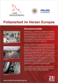 25 Jahre Polizei Brandenburg - Grenzkriminalität