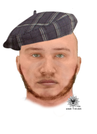 Phantombild eines Tatverdächtigen einer Sexualstraftat