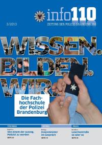 Zeitung der Polizei Brandenburg Info 110 Ausgabe 3 2013