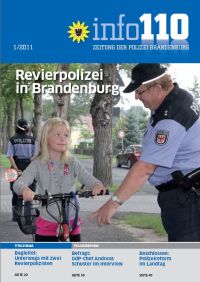 Zeitung der Polizei Brandenburg Info 110 Ausgabe 1 2011