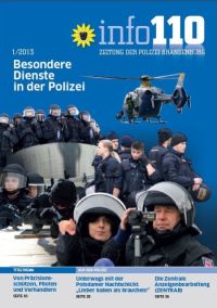 Zeitung der Polizei Brandenburg Info 110 Ausgabe 1 2013