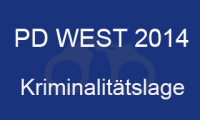 PD West Kriminalitätslage 2014