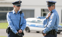 Einsatzsituation zweier Polizeimeisteranwärter
