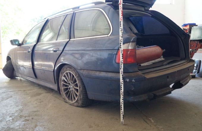 sichergestellter PKW BMW