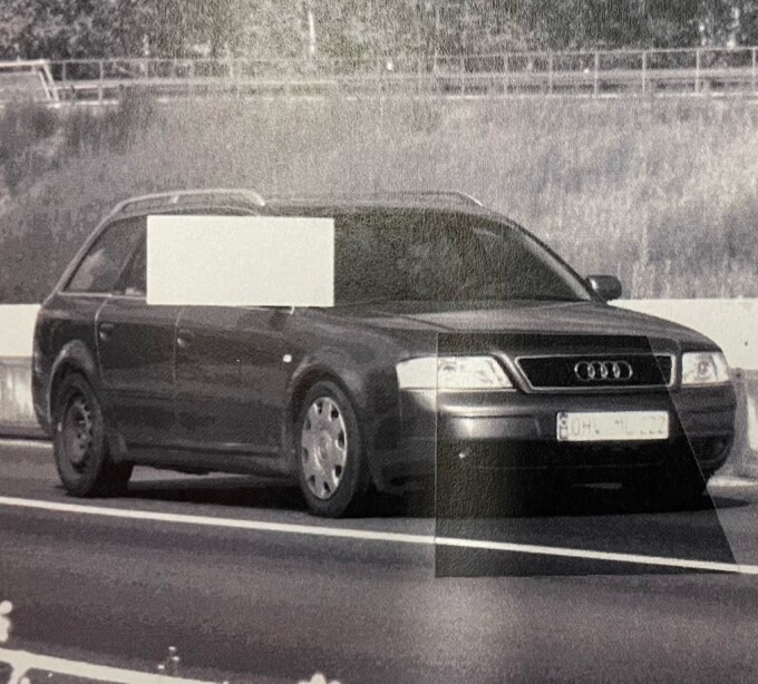 Audi mit duplizierten Kennzeichen
