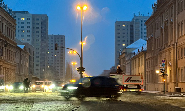 Straßen im Winter