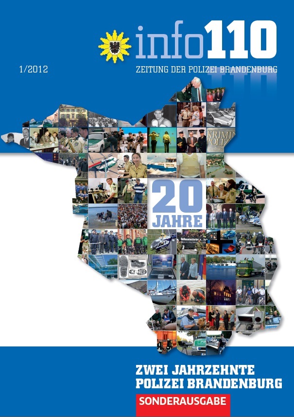 Zeitung der Polizei Brandenburg Info 110 Ausgabe 1 2012